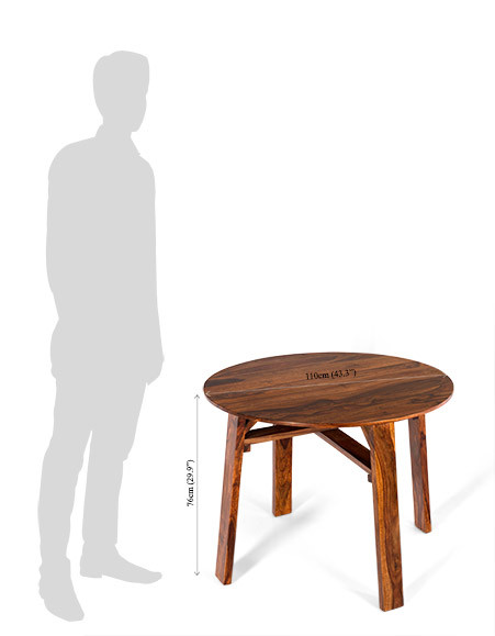 Rossi Dining Table(Walnut Finish)